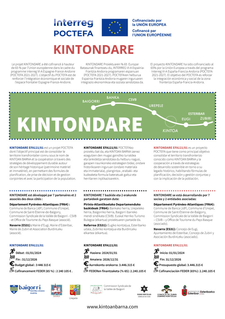 Cartel para webs socios Kintondare